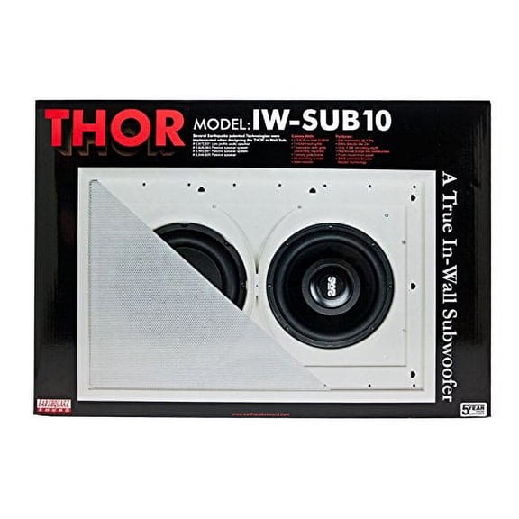 Earthquake Sound Thor Iw-Sub10 In-Wall Subwoofer Speakers