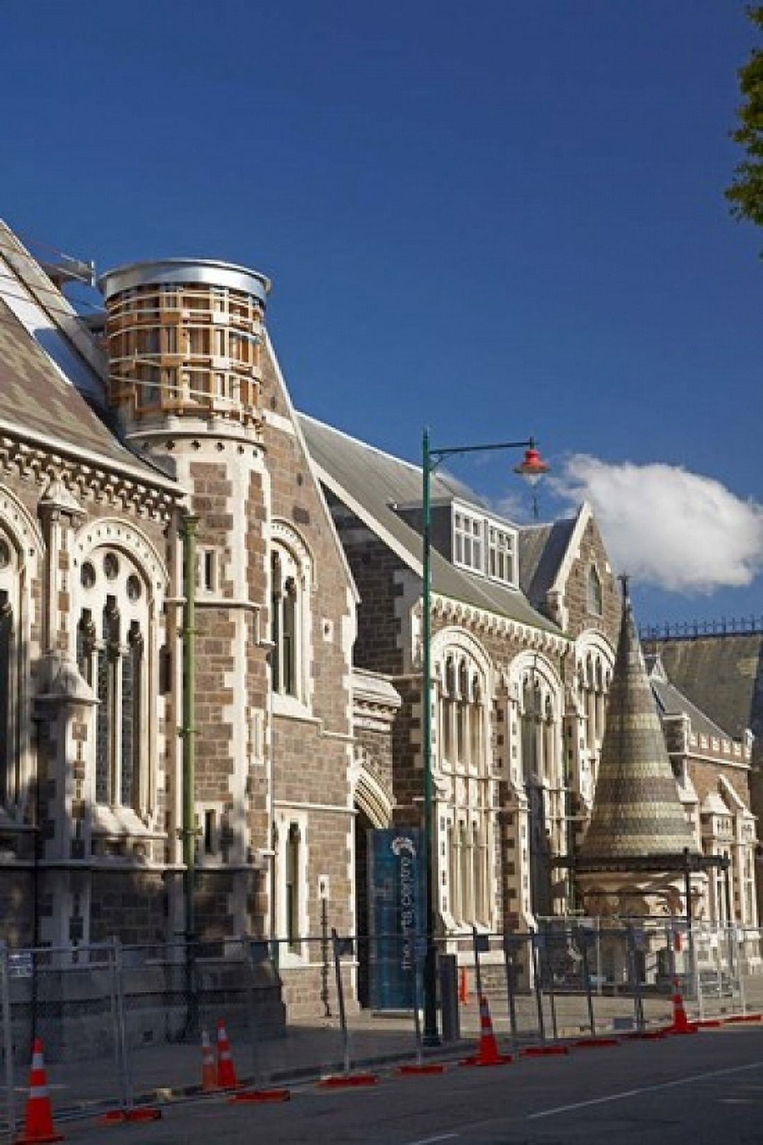 Earthquake damaged Arts Centre Christchurch Canterbury South Island New Zealand Canvas Art - David Wall DanitaDelimont (24 x 36)