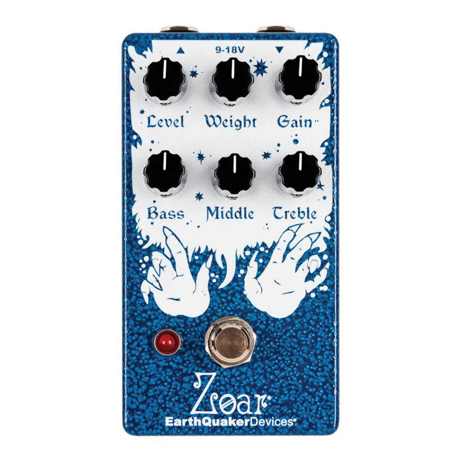 Earthquaker Devices Zoar Dynamic Audio Grinder Medium High-Gain Guitar Effects Pedal