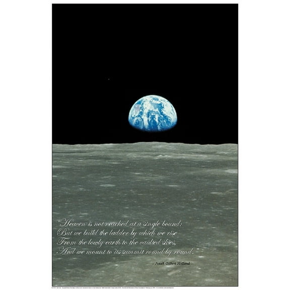 Earthrise Educational Poster 24x36