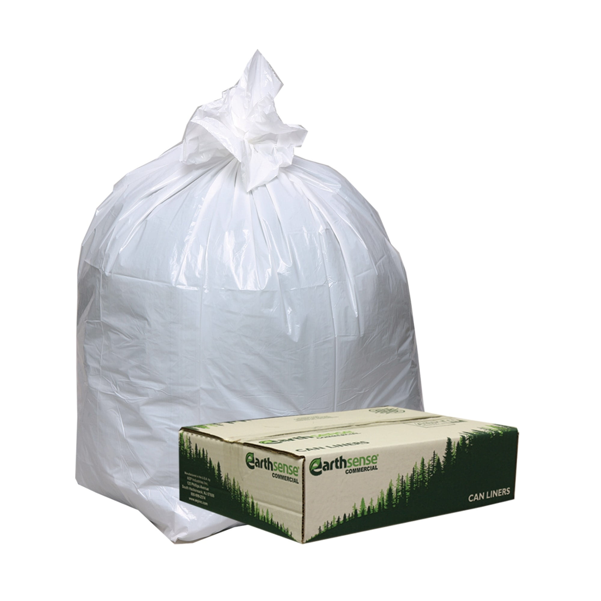 Webster EarthSense 0.65 mil Trash Bags 16 gal 24 H x 31 W 75percent Recycled  Black 500 Bags - Office Depot