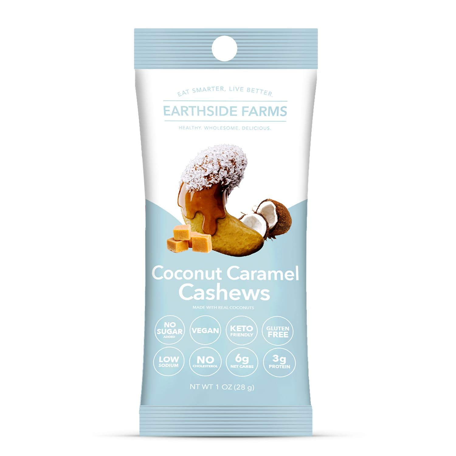 Earthside Farms Mixed Nuts, STF9 A Keto Friendly, Low Carb, Low Sugar