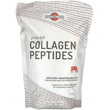 Earthtone Foods Grass Fed Collagen Peptides, Unflavored, 32 oz (907 g)