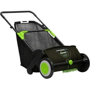 Earthwise LSW70021 21-Inch Leaf & Grass Push Lawn Sweeper, Width, Black