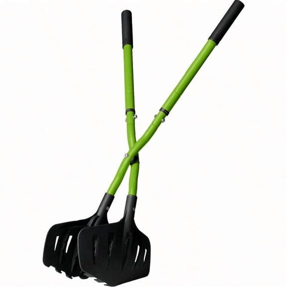 Earthwise 50002 Gator Grabber Telescoping Leaf CleanUp Tool Green Black