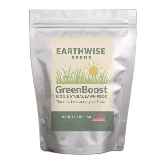 Earthwise GreenBoost™ Natural Lawn Food, The Smart Snack for Your Lawn, Covers up to 100 Sq ft, 1lb