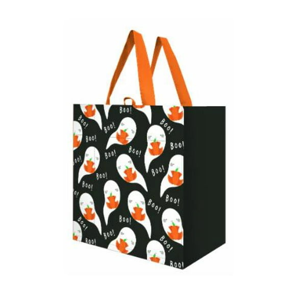 Earthwise Halloween Boo Reusable Storage Tote 14" x 8"