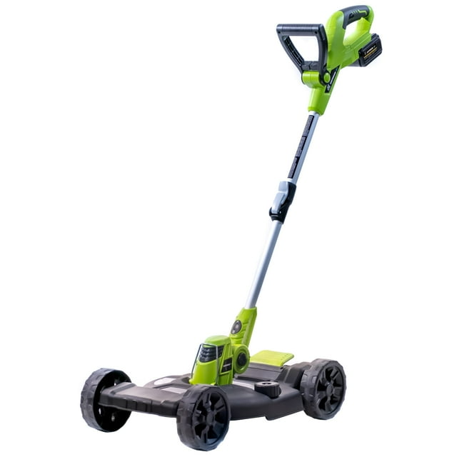 Earthwise 20-Volt Cordless 2-in-1 Trimmer/Mower 12-Inch, 4.0Ah Battery ...