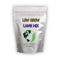 Earthwise Low Grow Alternative Lawn Mix, No Mow Grass Seed, 1/2 lb, Covers 200 sq. ft. Bare or 500 sq. ft. Overseed