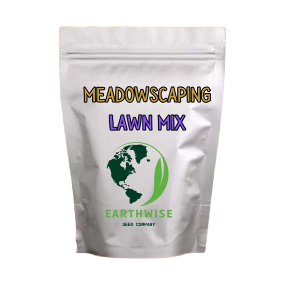 Earthwise Meadowscaping Mix Alternative Lawn Seed, Natural Ground Cover, 1 Pound Bag, Covers 1000 Square Feet