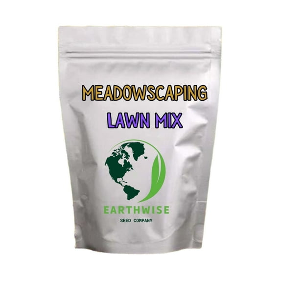 Earthwise Meadowscaping Alternative Lawn Seed Mix, 5 lb Native Blend for Low-Maintenance Lawns, Covers 10000 Sq ft