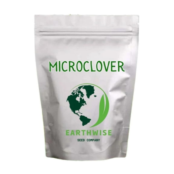 Earthwise Microclover Alternative Lawn Seed, Low-Maintenance, Eco-Friendly Turf, 1/2 lb, Covers 250–500 Sq ft