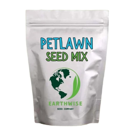 Earthwise PetLawn Seed Mix,1/2 lb, Dog & Pet-Friendly Grass Seed, Fast-Growing, Durable Lawn, Covers 200 Sq. ft. (Bare) / 500 Sq. ft. (Overseed)
