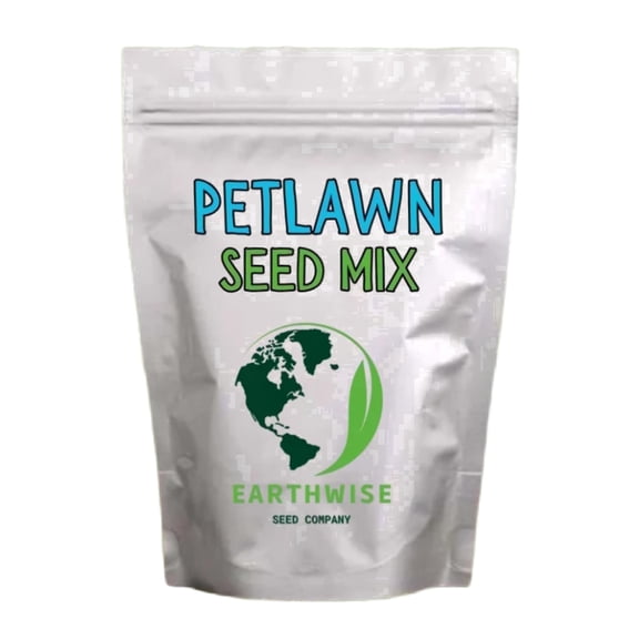 Earthwise PetLawn Seed Mix,1/2 lb, Dog & Pet-Friendly Grass Seed, Fast-Growing, Durable Lawn, Covers 200 Sq. ft. (Bare) / 500 Sq. ft. (Overseed)