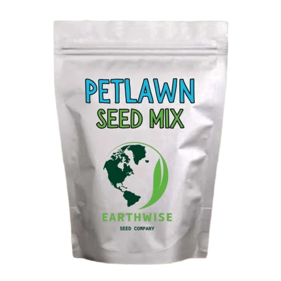 Earthwise PetLawn Seed Mix,1/2 lb, Dog & Pet-Friendly Grass Seed, Fast-Growing, Durable Lawn, Covers 200 Sq. ft. (Bare) / 500 Sq. ft. (Overseed)