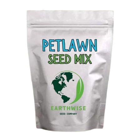 Earthwise PetLawn Seed Mix,1/2 lb, Dog & Pet-Friendly Grass Seed, Fast-Growing, Durable Lawn, Covers 200 Sq. ft. (Bare) / 500 Sq. ft. (Overseed)
