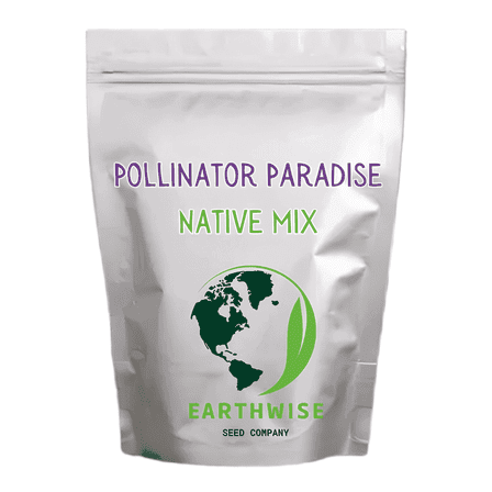 Earthwise Pollinator Paradise Native Mix, Wildflower Seeds, 1oz Coverage for 150 Square Feet