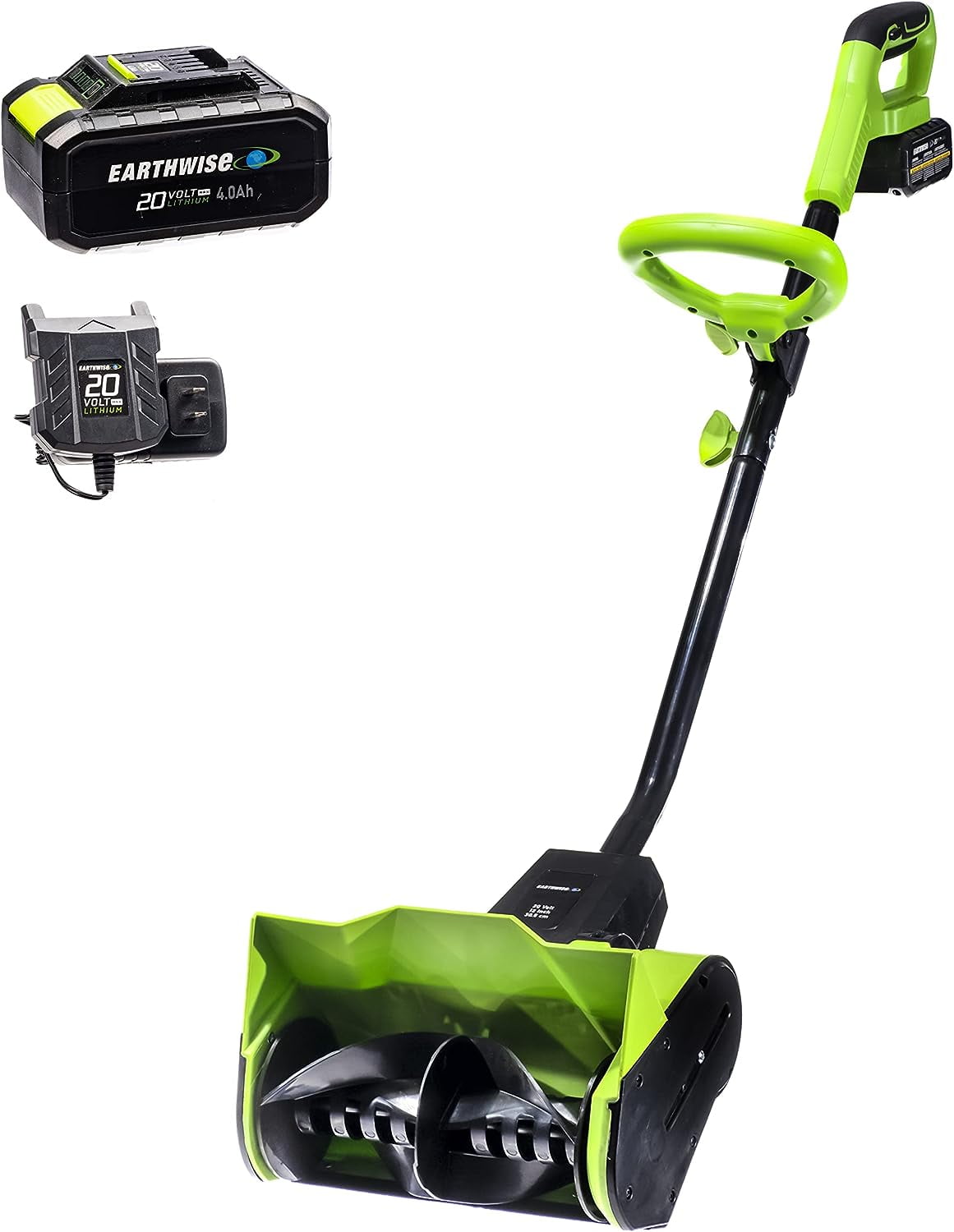 Earthwise Power Tools by ALM SN70112 20-Volt 12-Inch Cordless Electric Snow Thrower