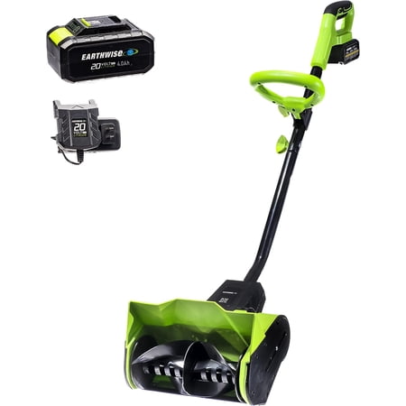 Earthwise Power Tools by ALM SN70112 20-Volt 12-Inch Cordless Electric Snow Thrower