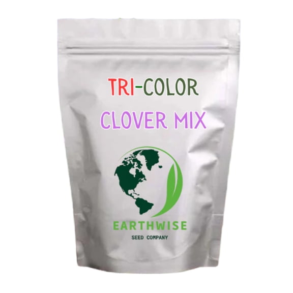 Earthwise Tri-Clover – Red, White, & Crimson Clovers – 1lb – Covers 2000sqft (1 lb)