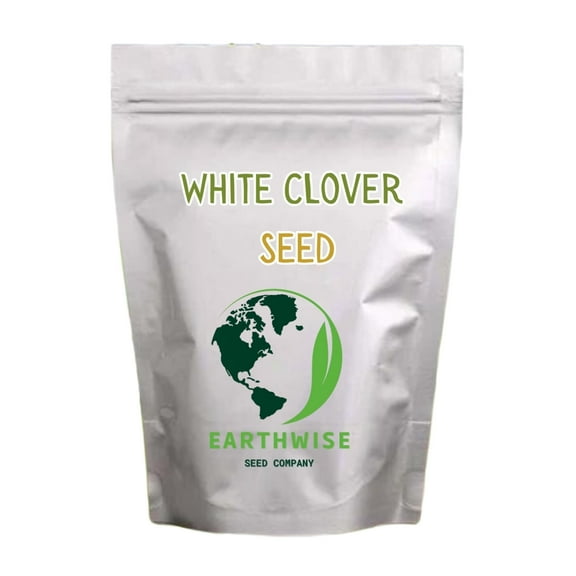 Earthwise White Dutch Clover Seed, 5 lb, Easy-Grow, Pollinator-Friendly, Low-Maintenance Lawn Cover, 10000 sq. ft.