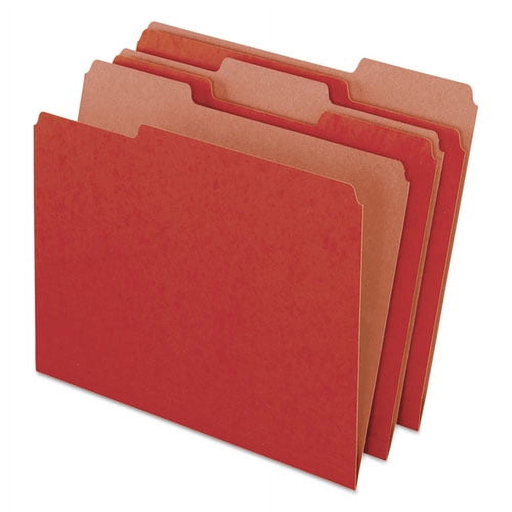 Earthwise by Pendaflex 100% Recycled Colored File Folders, 1/3-Cut Tabs: Assorted, Letter Size, 0.5 Earthwise by Pendaflex 100% Recycled Colored File Folders, 1/3-Cut Tabs: Assorted, Letter Size, 0.5