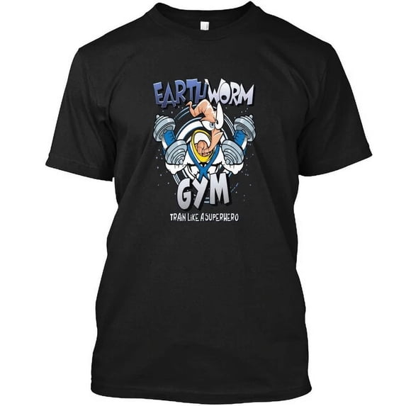 Earthworm Gym T-Shirt Made in the USA Size S to 5XL