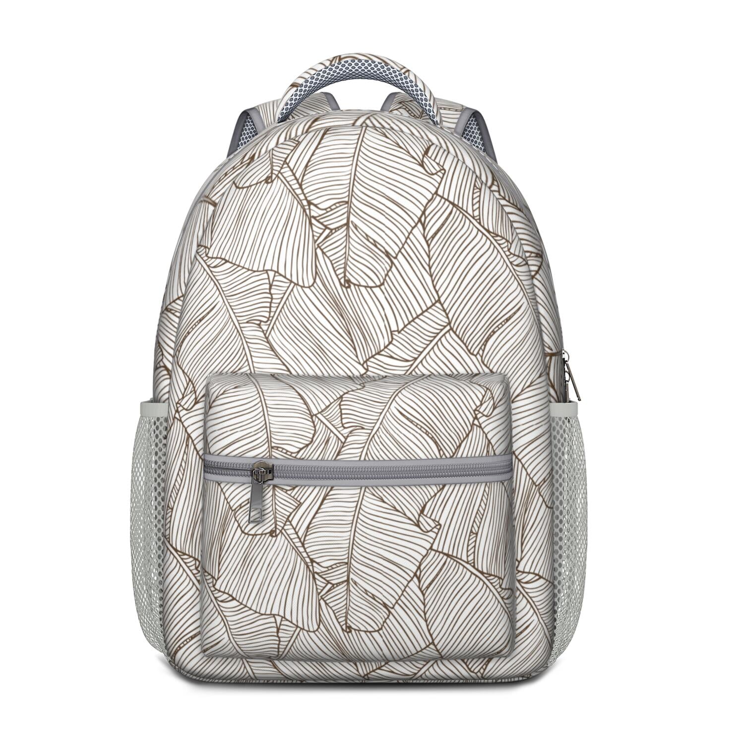 Earthy Aesthetic Waterproof Backpack - Ergonomic Design & Durable for Teens