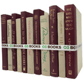 thumbnail image 1 of Earthy Elegance Decorative Books Burgundy and Beige, 1 of 5