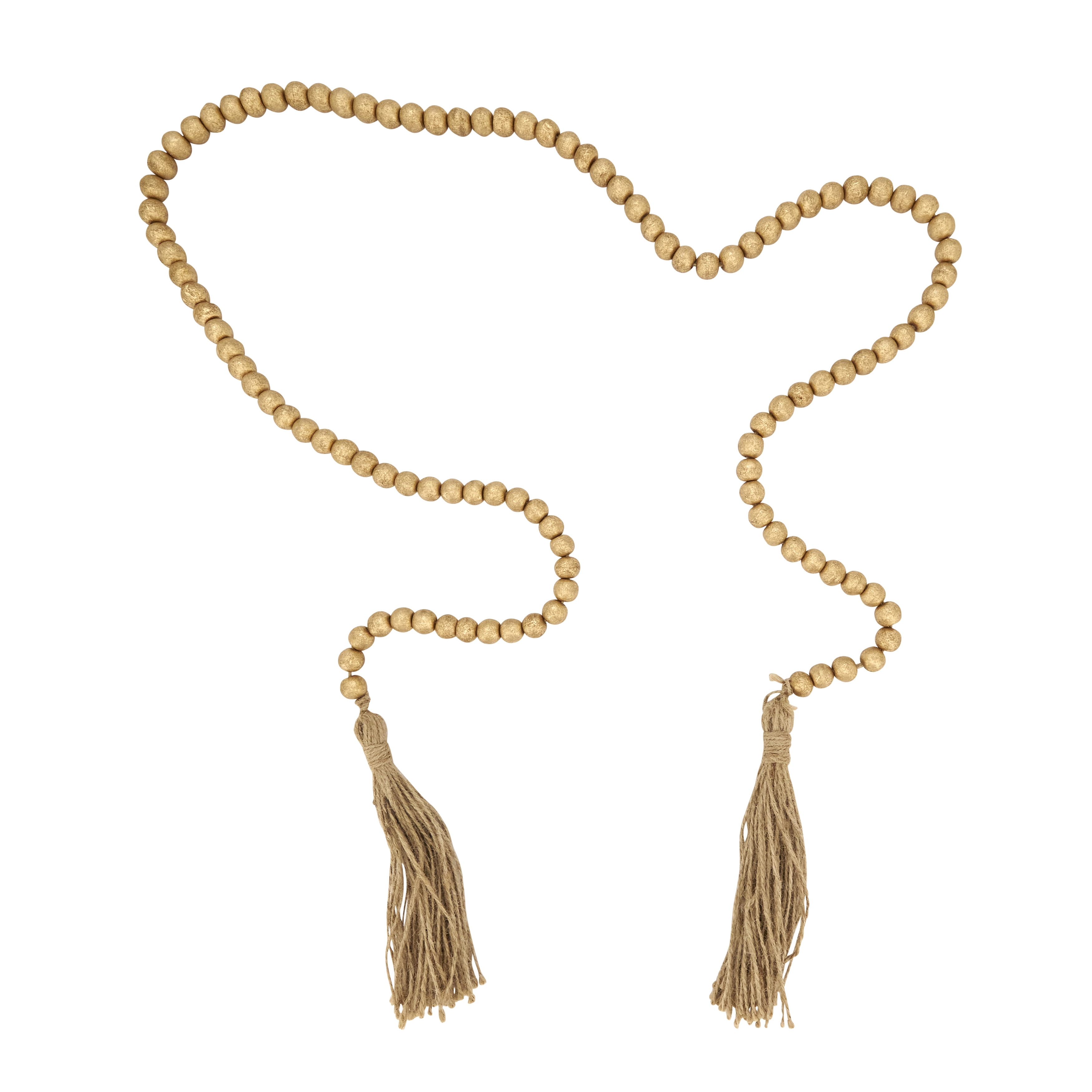Saro Lifestyle Wood Beaded Garland