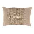thumbnail image 1 of Earthy Jute Banded Outdoor Throw Pillow Cover, 1 of 1