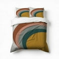 thumbnail image 1 of Earthy Rainbow Abstract Art Design Bedding Set 3 Pcs Soft Microfiber Quilt Cover For Bedroom Decor, Comforter Cover With 2 Pillowcase, 1 of 5