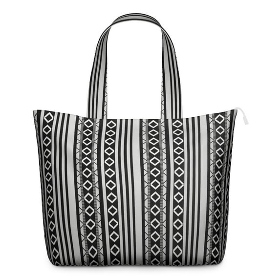 Earthy Rustic Style Weekender Bag, Bohemian Floral Artistic Tote for Women, Abstract Vintage Duffel for Hiking, Camping, and Fitness