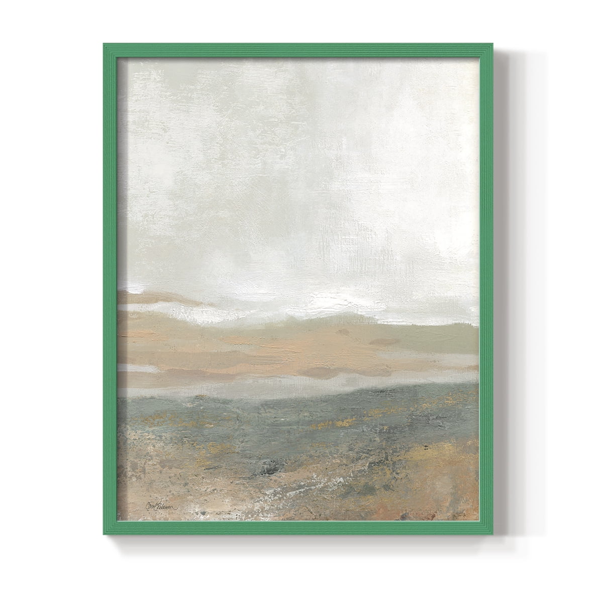Earthy Textures in Paper Solid Wood 11 x 14 Framed Print