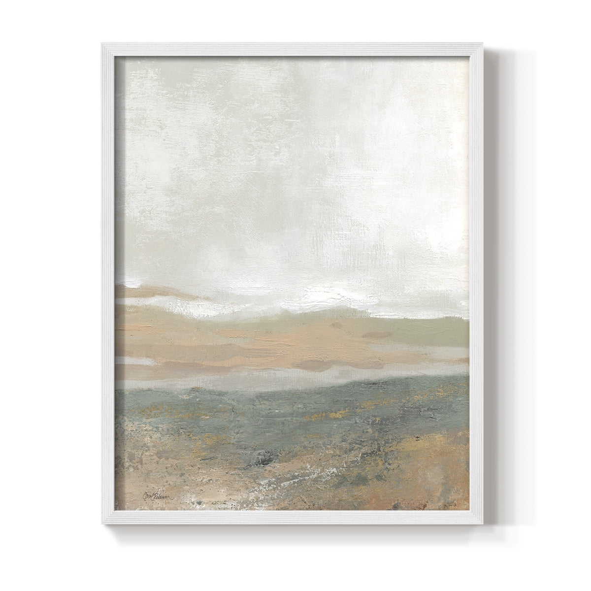 Earthy Textures in Paper Solid Wood 11 x 14 Framed Print