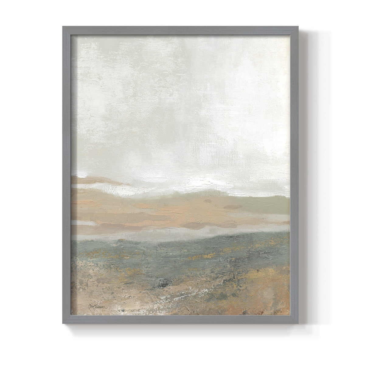 Earthy Textures in Paper Solid Wood 16 x 20 Framed Print