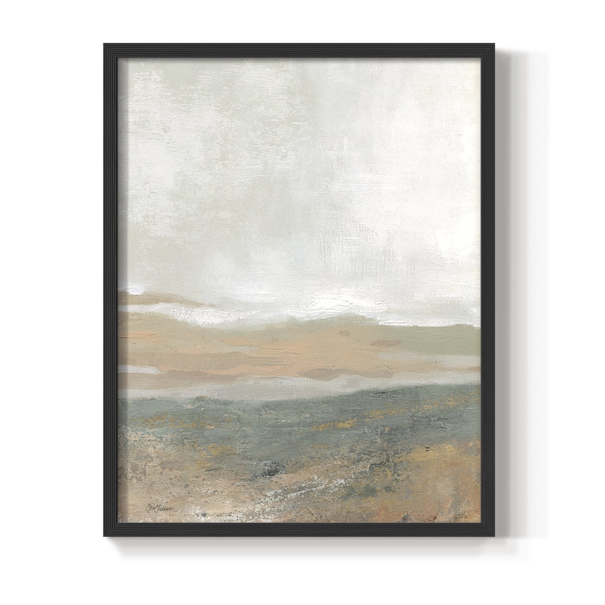 Earthy Textures in Paper Solid Wood 16 x 20 Framed Print
