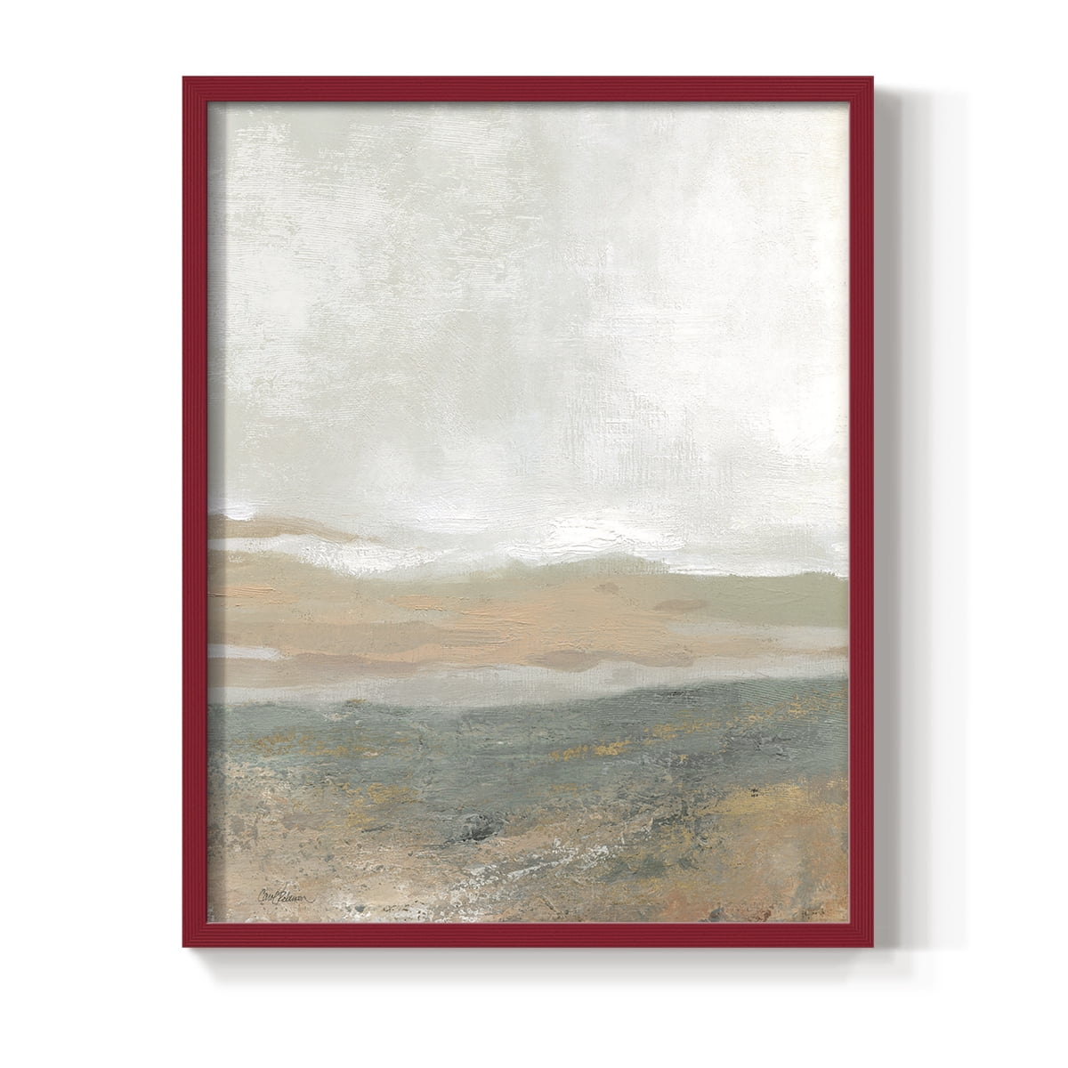 Earthy Textures in Paper Solid Wood 8 x 10 Framed Print