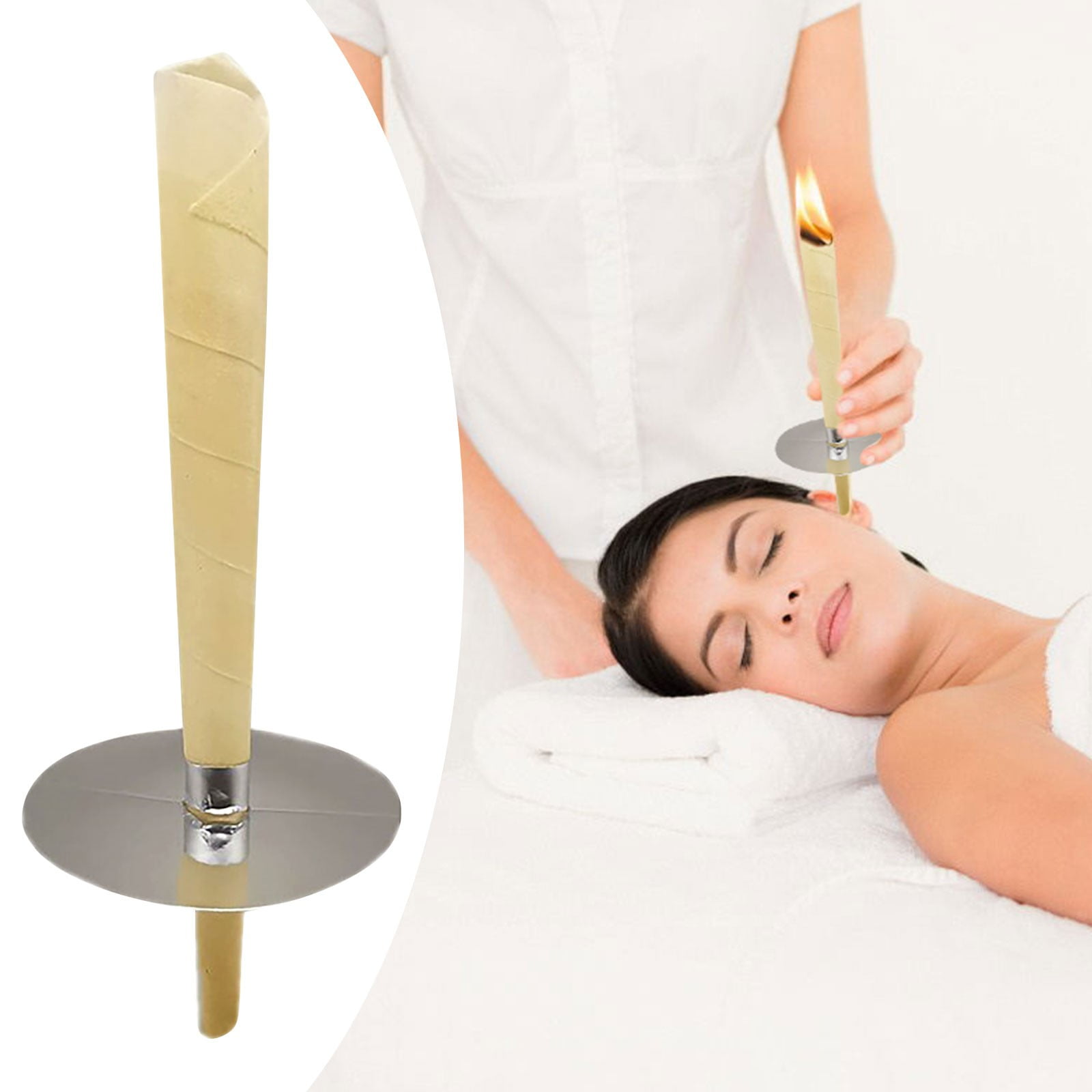 Earwax Candles Hollow Blend Beeswax Ear Cleaning Hearing Massage Ear