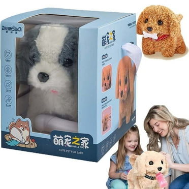 EasPowest Plush Robot Puppy Plush Realistic Robot Puppy Dog Toy, Robot Puppy Electronic Plush Toy, Little Live Pets My Really Real Puppy Interactive Walking Dog Toys for Kids Hot Toy Deal! Adoragnes