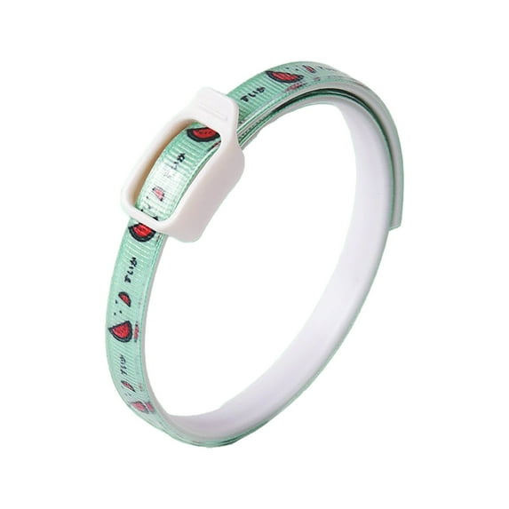 Easdesey 12.6in Cat Collar, Recommended Insect Bites Treatment & Prevention for Cats, Anti-bite Odorless and Non-Greasy, with Oils, Adjustable, Washable, Long Lasting, Secure Serrated Buckle Green