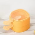 thumbnail image 1 of Easdesey New 2 Layer Silicone Mold Creative Multi-Layer Ice Cream Mold Storage Container for Homemade Food Ice Cream Reusable DIY Pop Molds Orange, 1 of 7