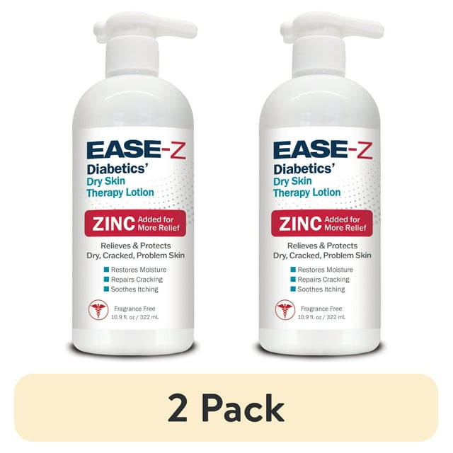 (2 pack) EaseZ Diabetics' Dry Skin Therapy Lotion 10.9 oz