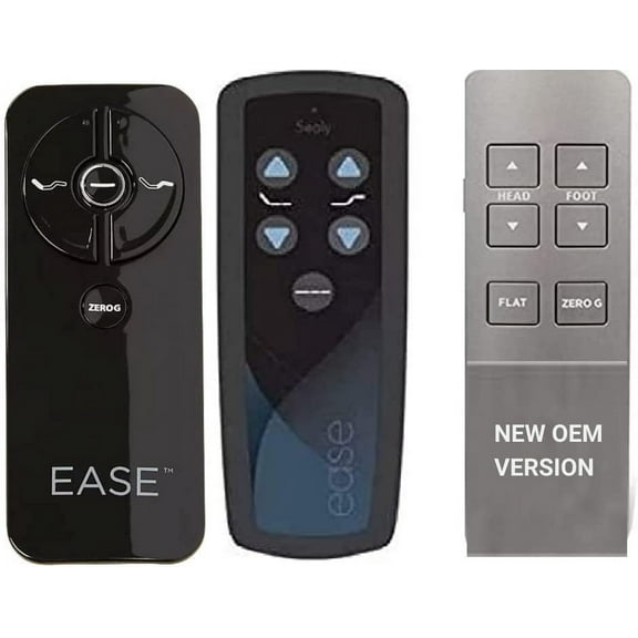 Ease and Ease 2.0 Adjustable Beds Replacment Remote(New Silver Alt Version)