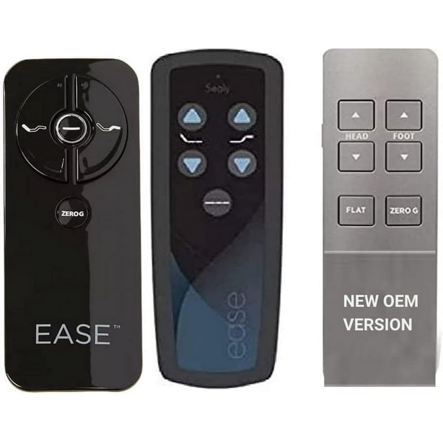 Ease and Ease 2.0 Adjustable Beds Replacment Remote(New Silver Alt