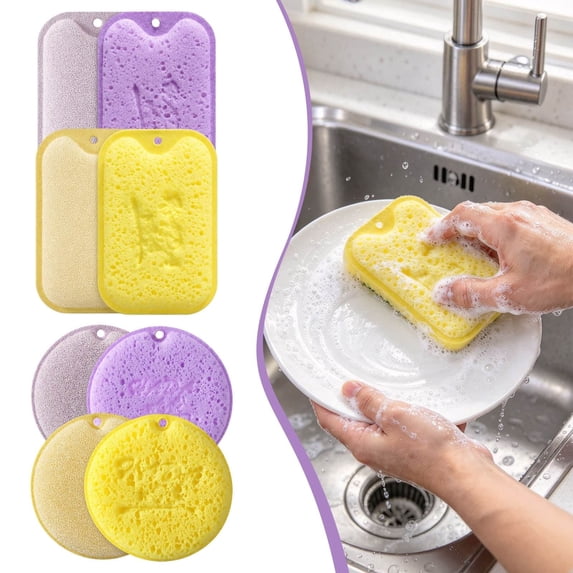 Sponge Labour EaseDay Sponges, Sponges Kitchen Dish Sponge Honeycomb High Foaming ...