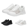 thumbnail image 1 of EaseDay Women's Athletic Walking Shoes Lightweight Comfortable Sneakers Breathable Lace Up Tennis Shoes for Women Casual Running Shoes Workout Shoes Everyday Wear, 1 of 9