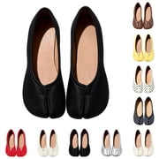 EaseDay Women's Flats Mary Jane Shoes Soft Ballet Flat Shoes With Split Toe Design Comfortable Casual Dress Shoes For Work Office And Daily Wear