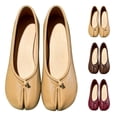 thumbnail image 1 of EaseDay Women's Flats Shoes Lightweight Ballet Flat Slip On Shoes With Round Toe Synthetic Leather Upper Elegant Casual Dress Shoes For Women Everyday Use, 1 of 3