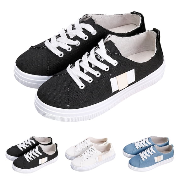 EaseDay Women's Loafers and Slip-Ons Casual Canvas Shoes Lightweight Comfortable Flat Slip On Shoes for Women Everyday Walking Fashion Footwear